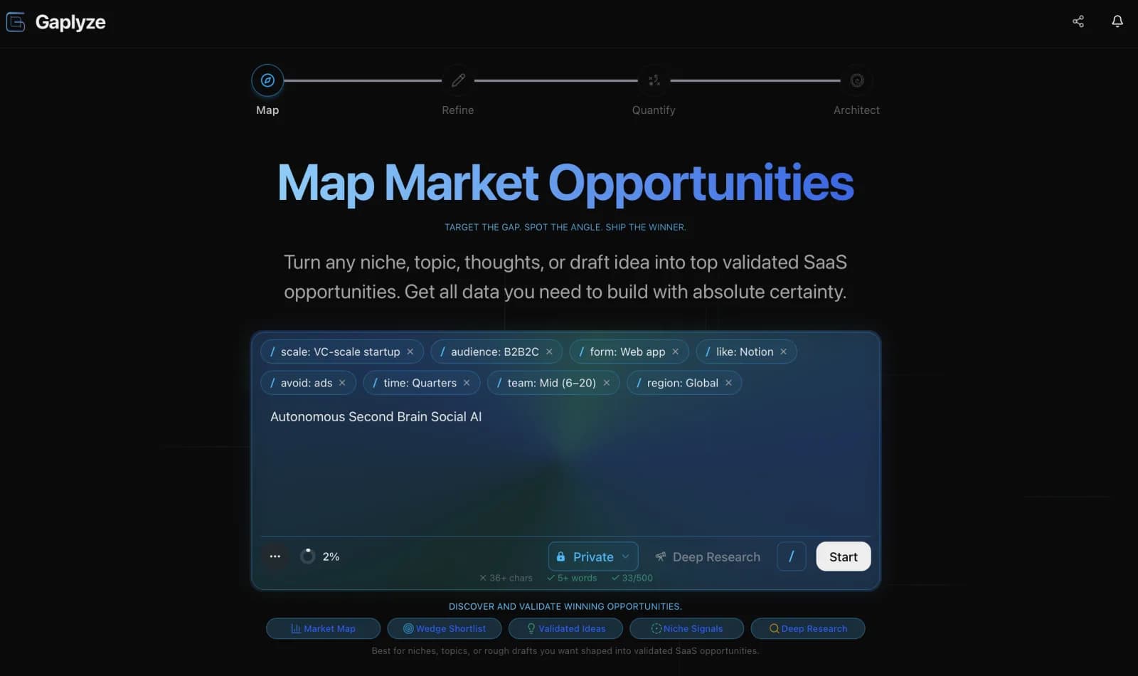 Map Market Opportunities